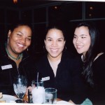 SFS Alumni at 40th Anniversary Alumni Social, from left to right: Trulise, Adaya, Kelly.