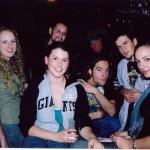 SFS Alumni at Beach Chalet, from left to right: Kerala, Noah, Rebecca, Joey, Mark and Talia ’98.