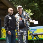 Steve Morris and Terry Edeli at Terry’s Farewell Picnic, 2008