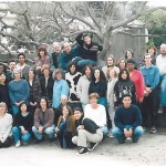 Staff by the climbing tree